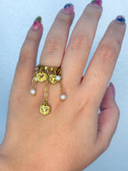 Hearts & Pearls Ring