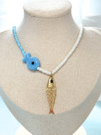 Minimal Fish Necklace