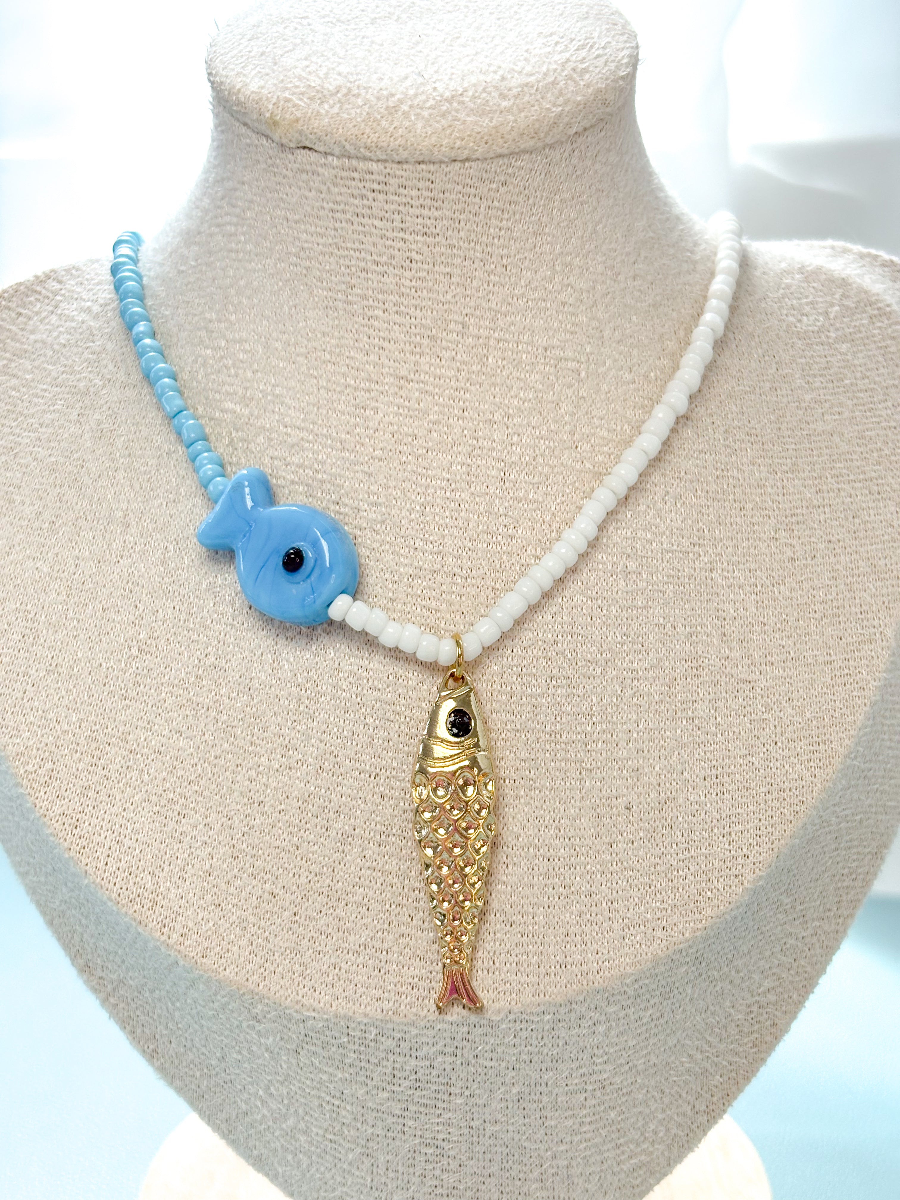 Minimal Fish Necklace