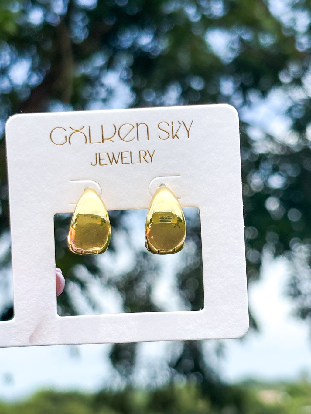 Golden Drops Earrings