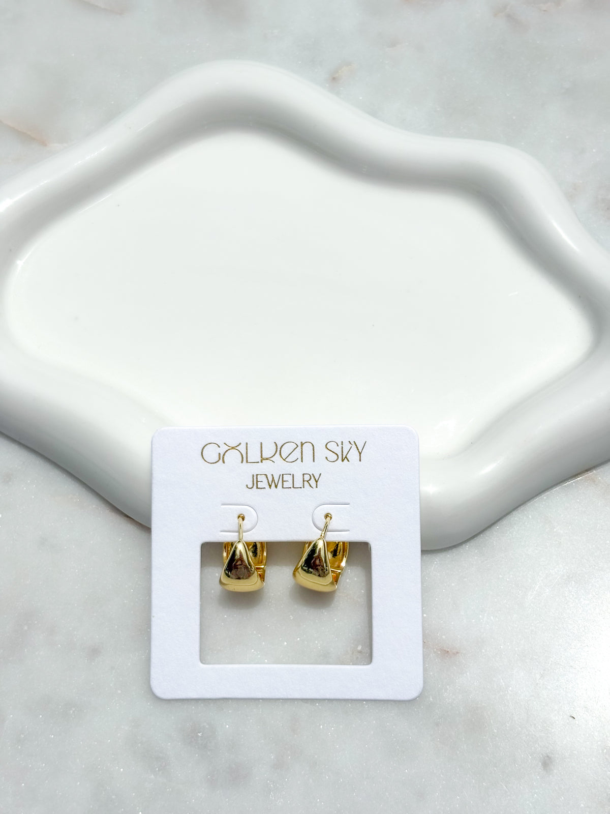 Golden Drops Earrings