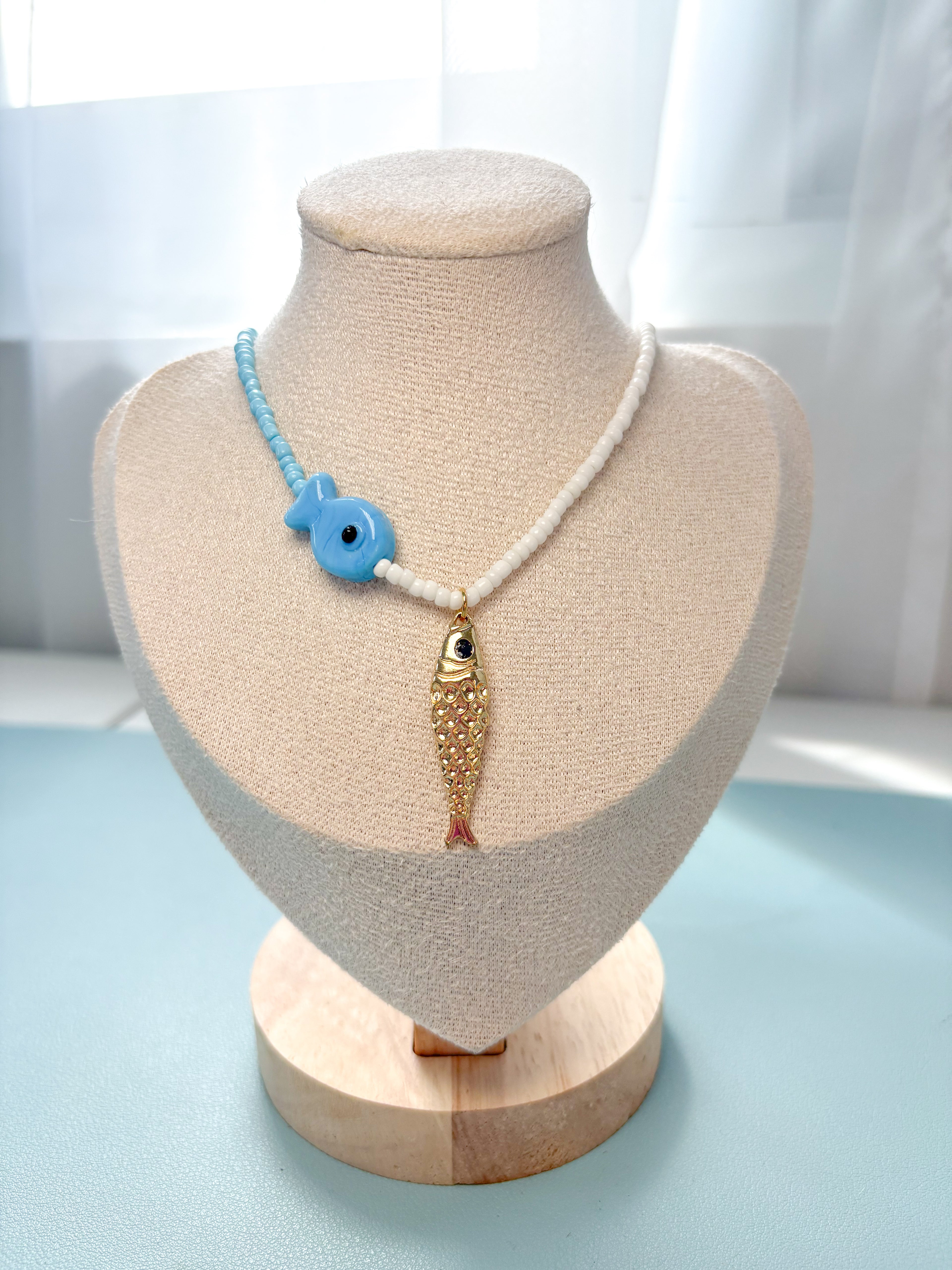Minimal Fish Necklace