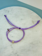 Satin Initial Bracelet