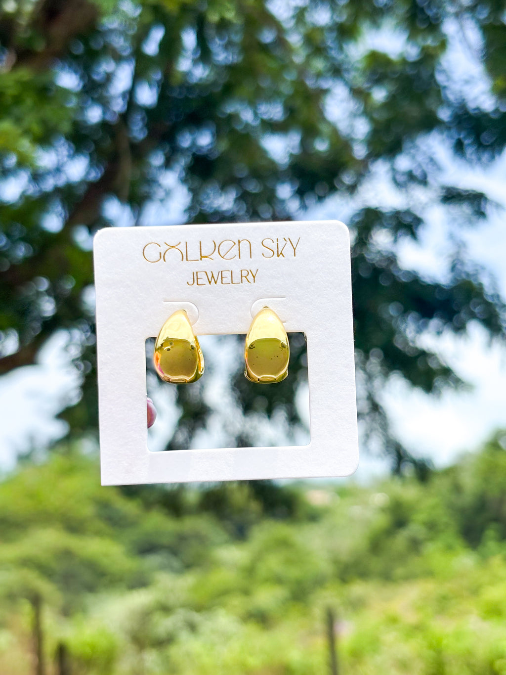 Golden Drops Earrings