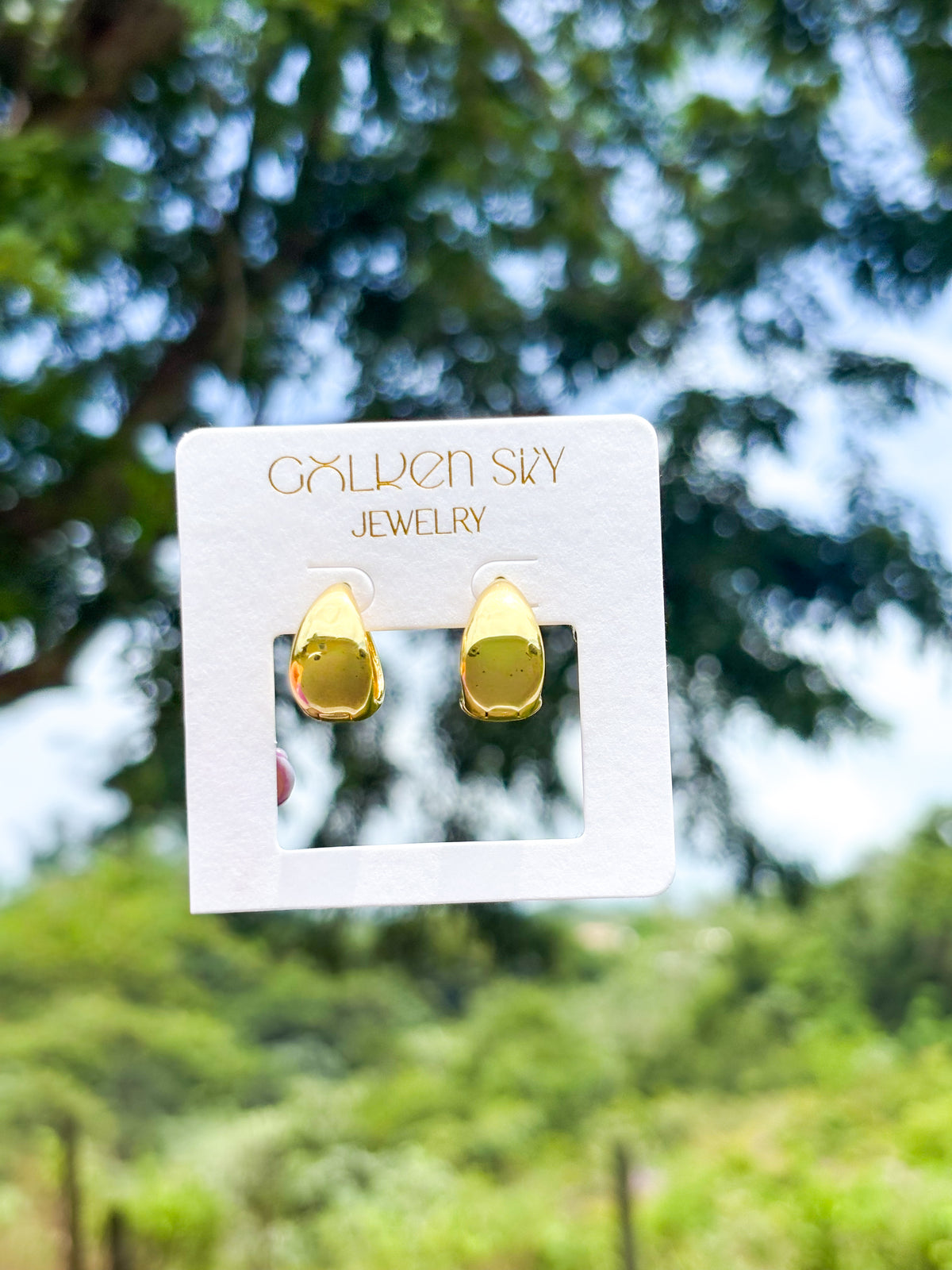 Golden Drops Earrings