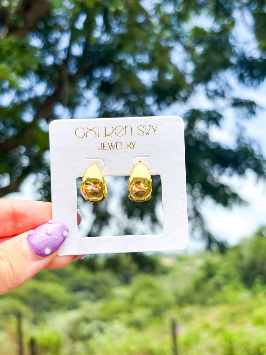 Golden Drops Earrings