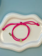 Satin Initial Bracelet