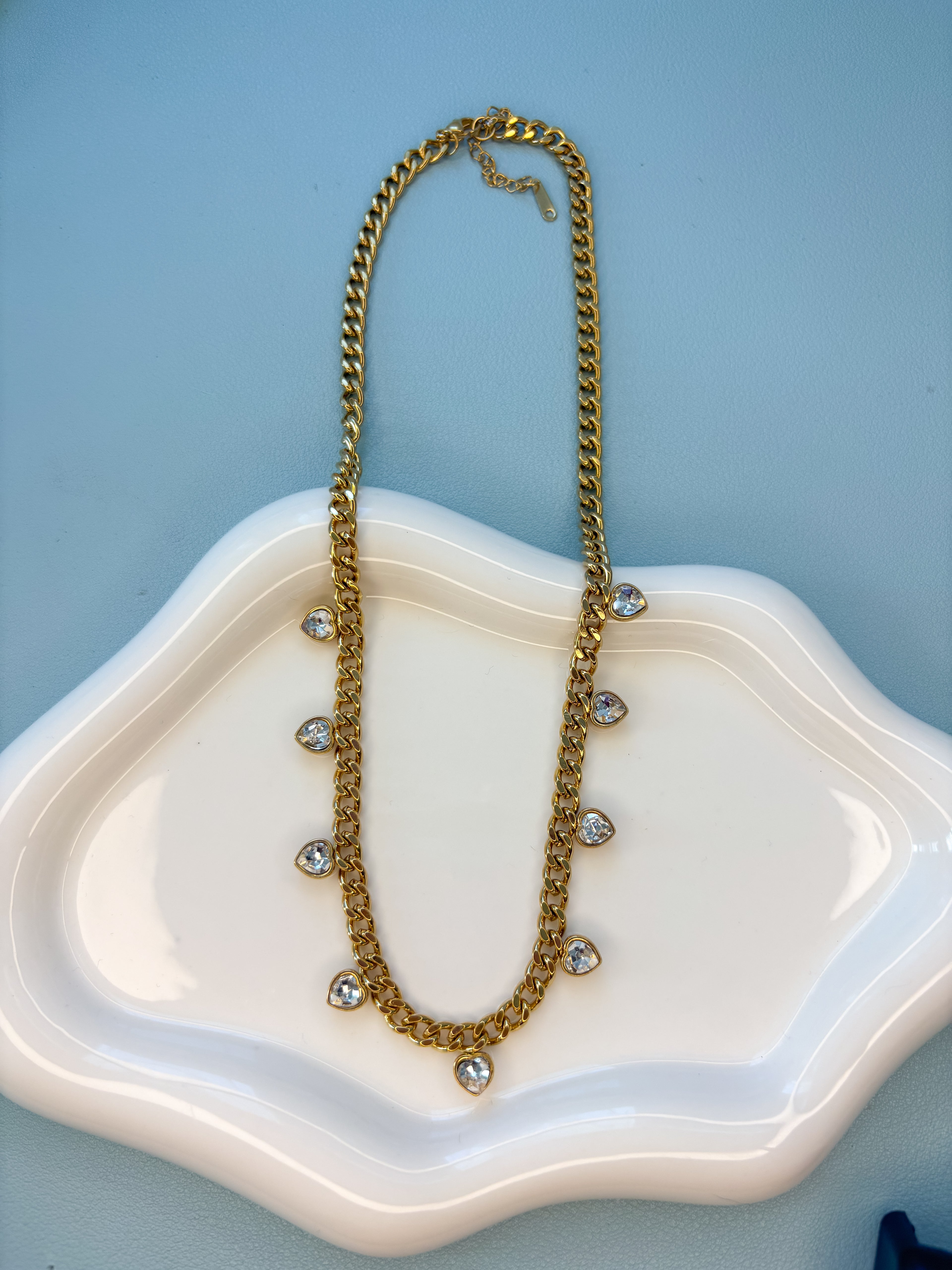 Heart Drops Necklace