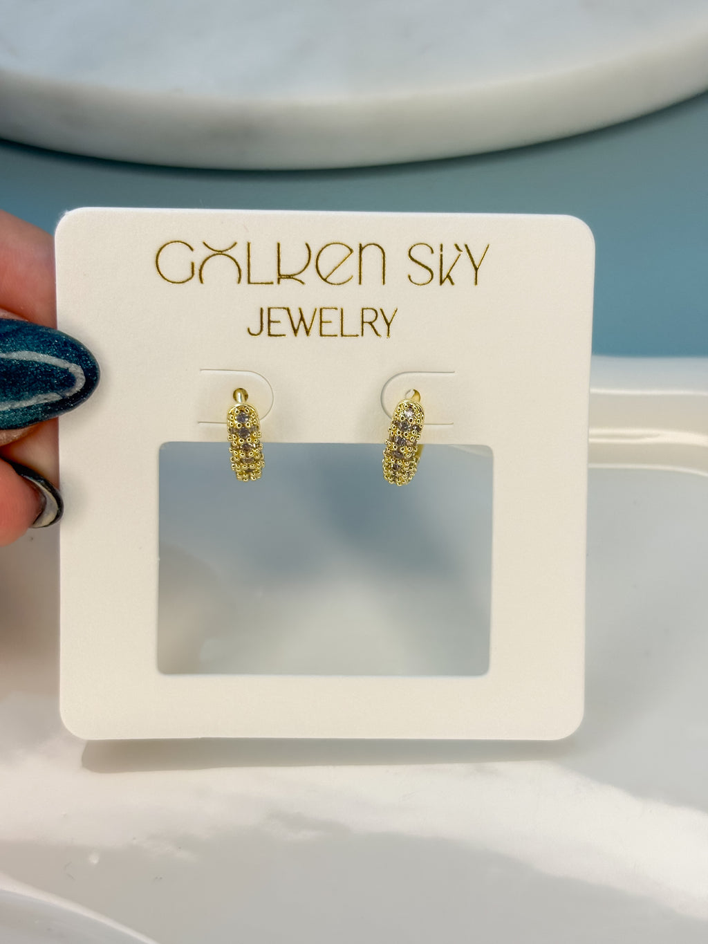 Golden Spark Huggies