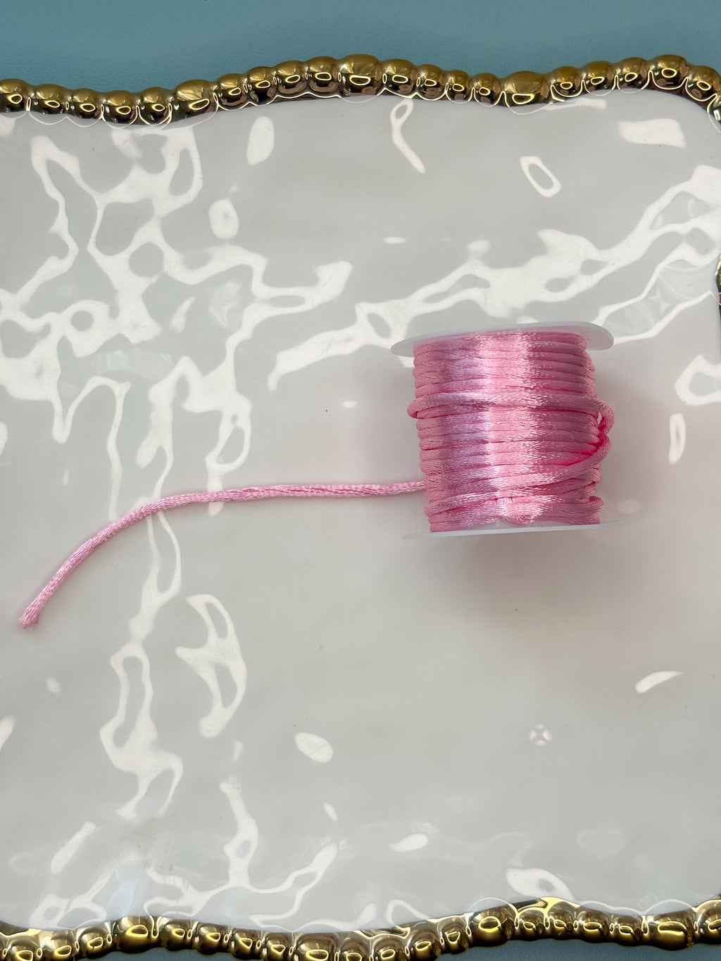 Satin Initial Bracelet