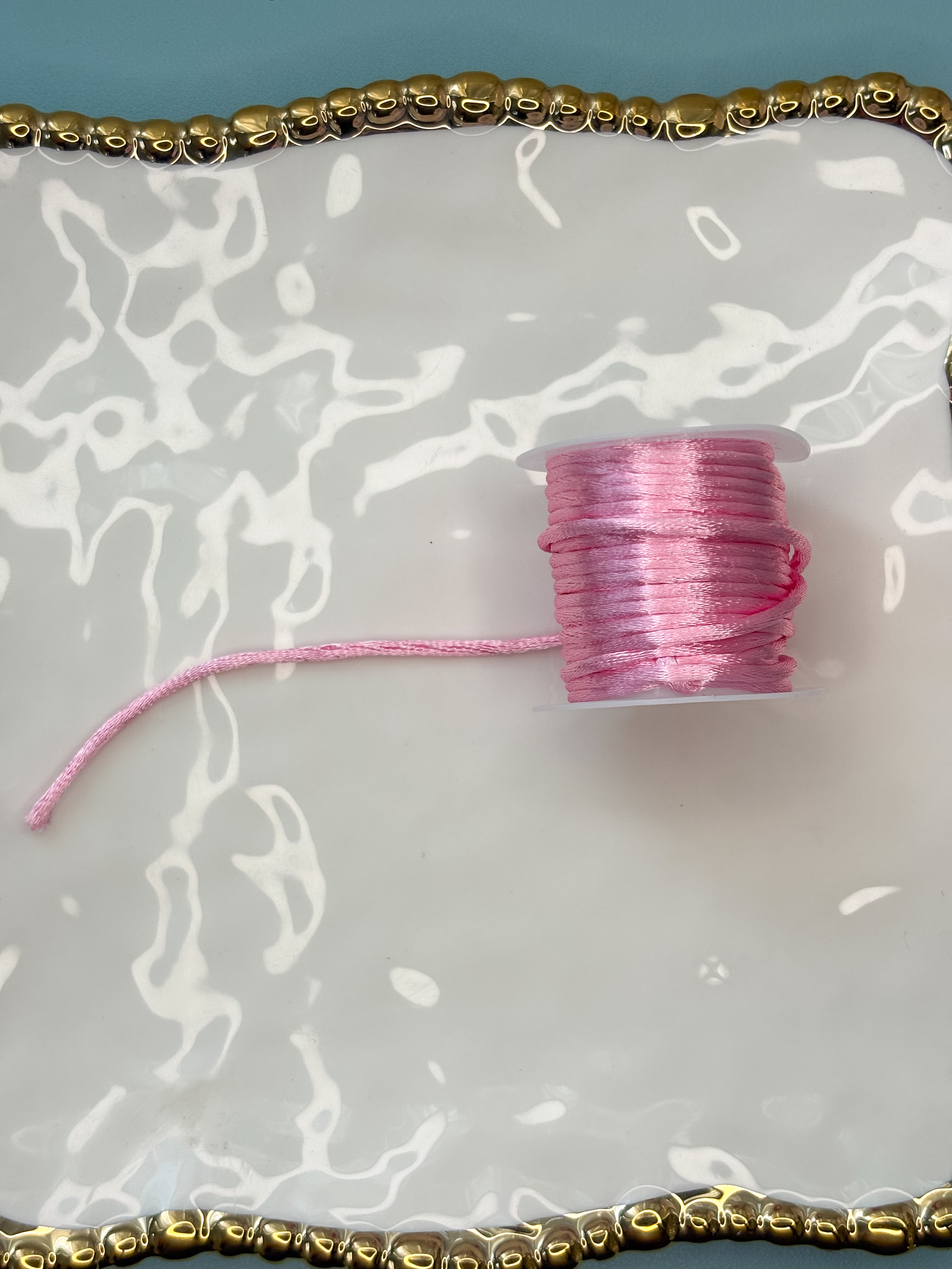 Satin Initial Bracelet