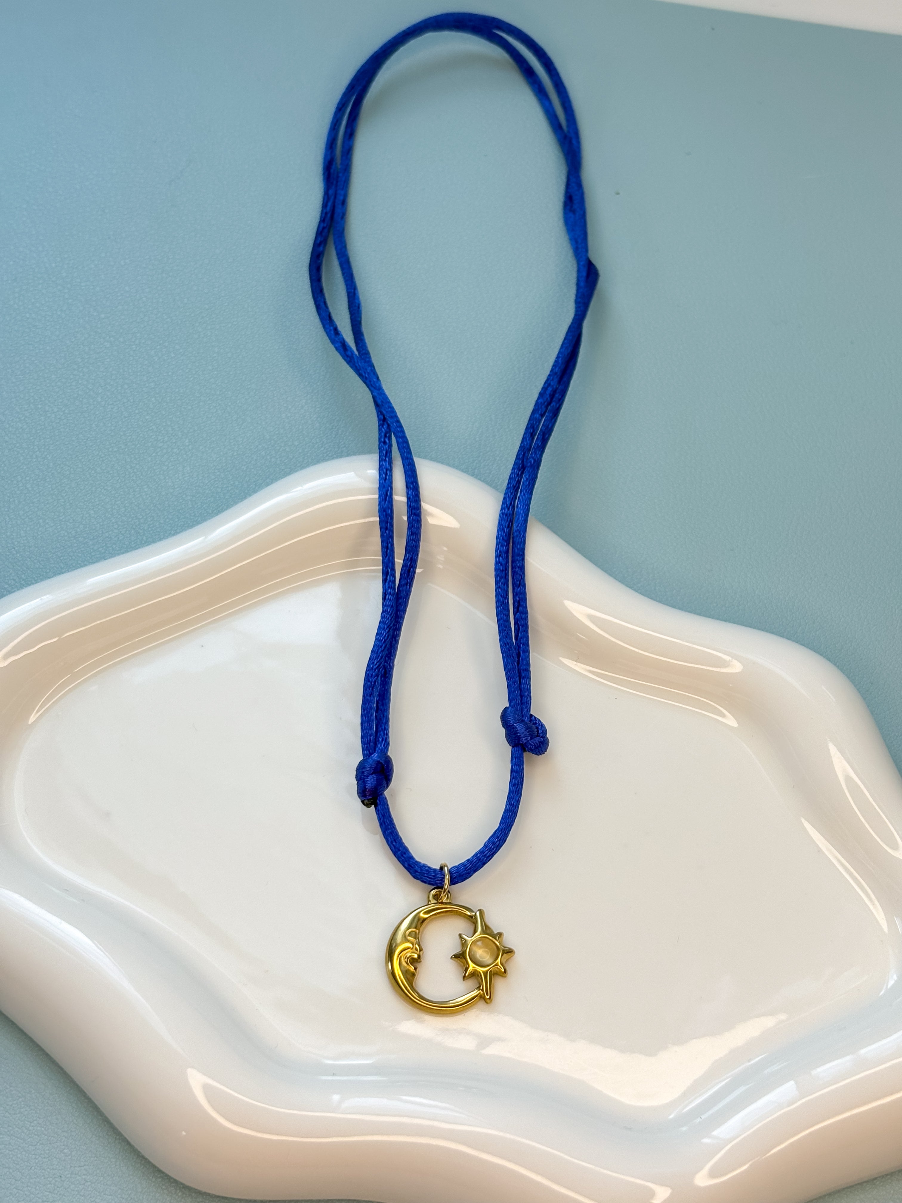 Satin Moon Necklace