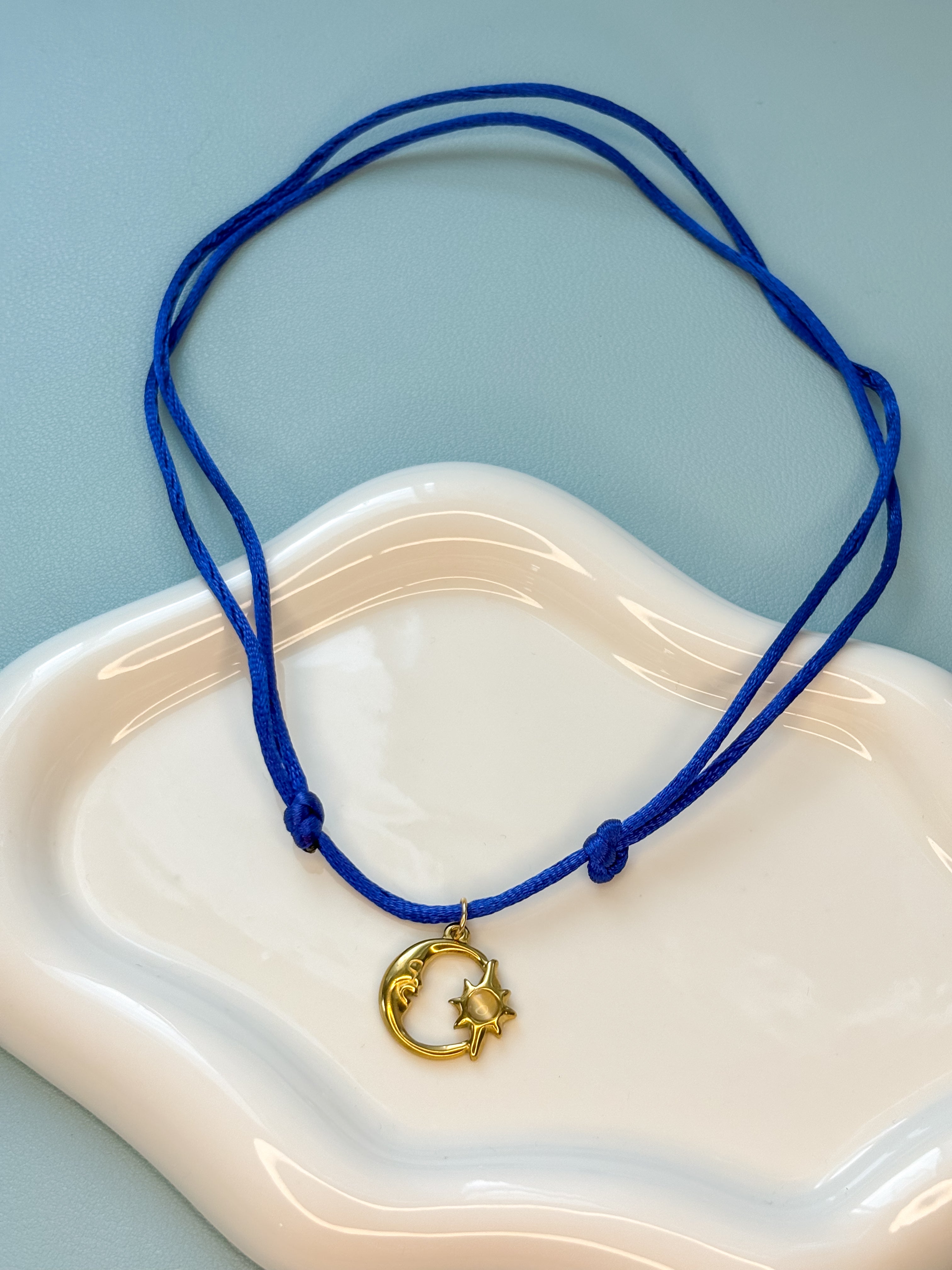 Satin Moon Necklace