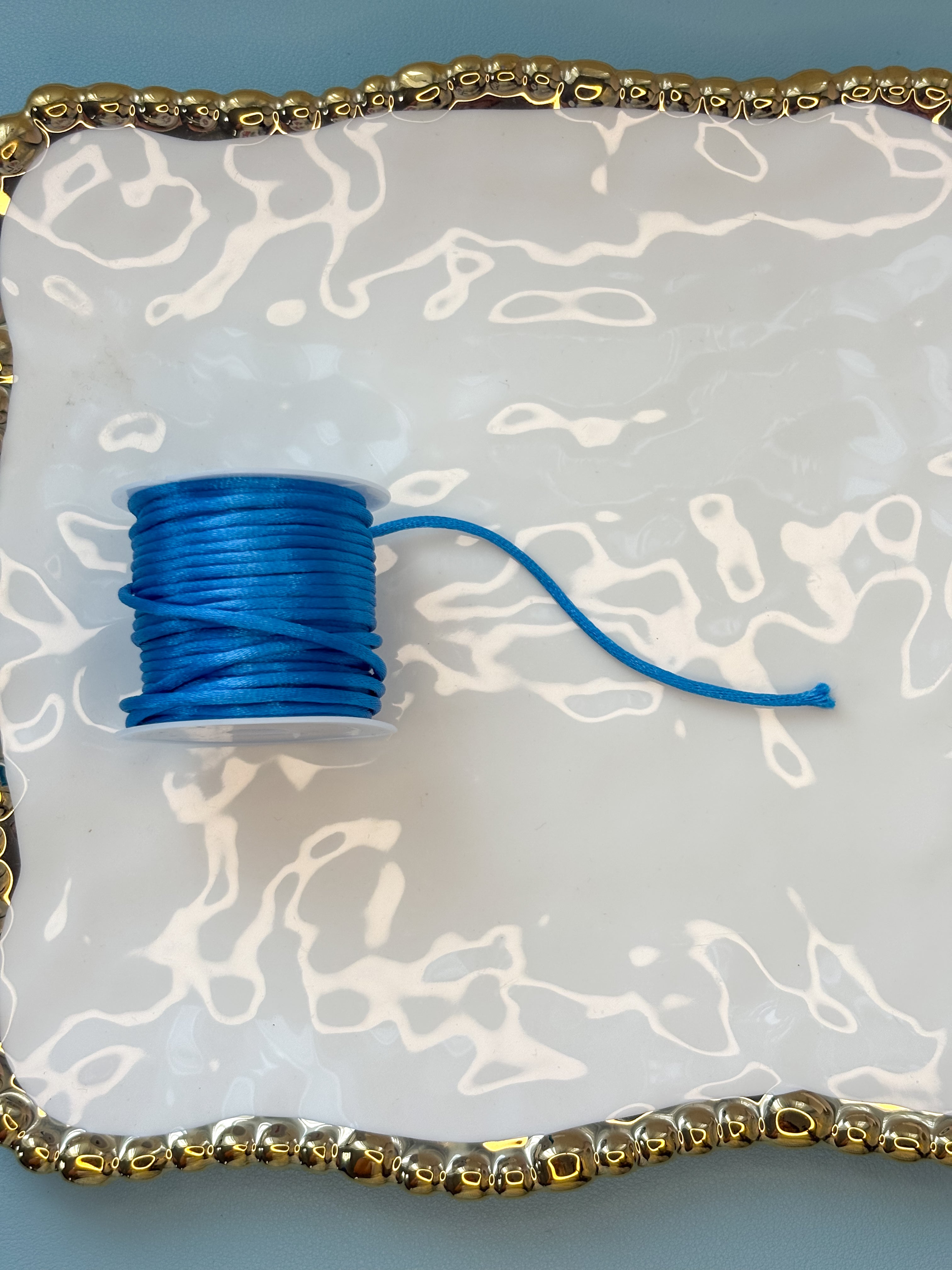 Satin Initial Bracelet